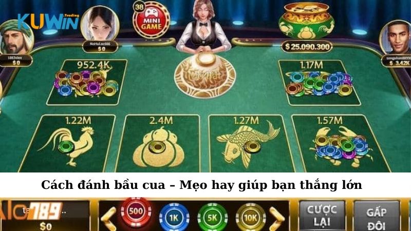 Cách đánh bầu cua