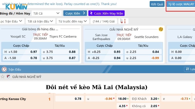 Đôi nét về kèo Mã Lai (Malaysia)