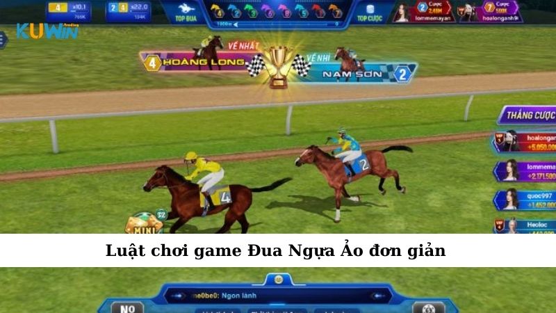 Luật chơi game Đua Ngựa Ảo đơn giản