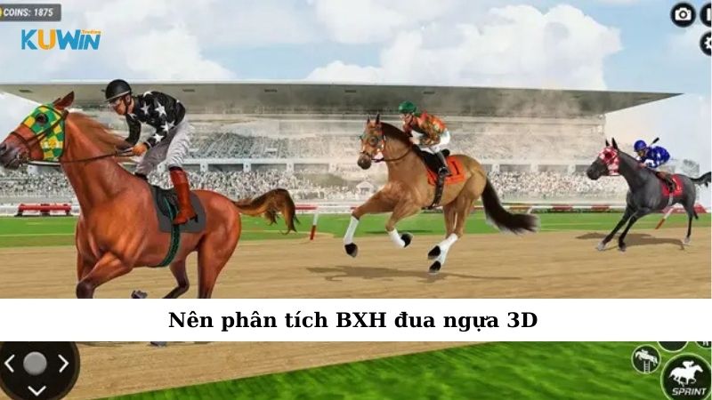 Nên phân tích BXH đua ngựa 3D
